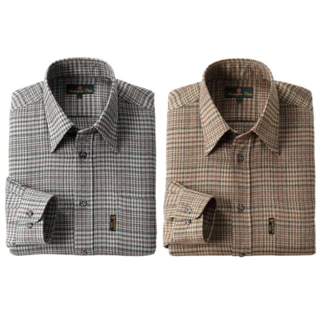 バックヤードファミリー（BACKYARD FAMILY）/ウール混長袖シャツ2色組