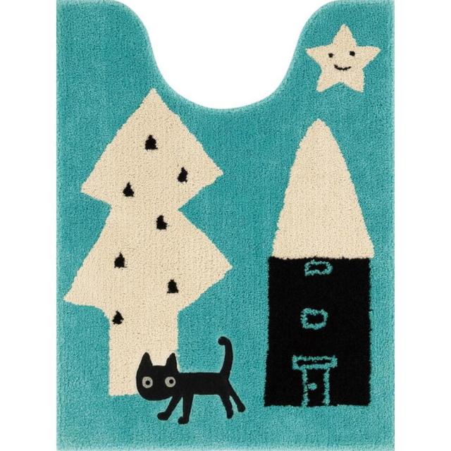 バックヤードファミリー（BACKYARD FAMILY）/Atsuko Matano トイレマット80x60cm