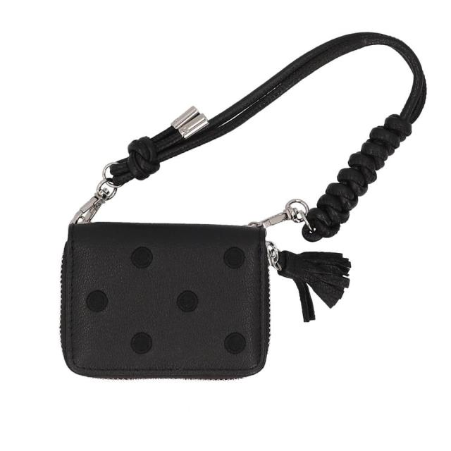 バックヤードファミリー（BACKYARD FAMILY）/percheドット刺繍ジャバラチャームウォレットショルダー