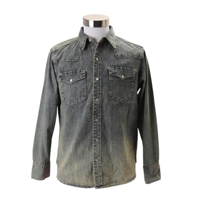 バックヤードファミリー（BACKYARD FAMILY）/HOUSTON USA COTTON DENIM WESTERN SHIRT_2