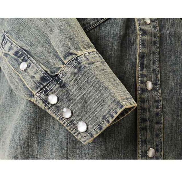 バックヤードファミリー（BACKYARD FAMILY）/HOUSTON USA COTTON DENIM WESTERN SHIRT_13