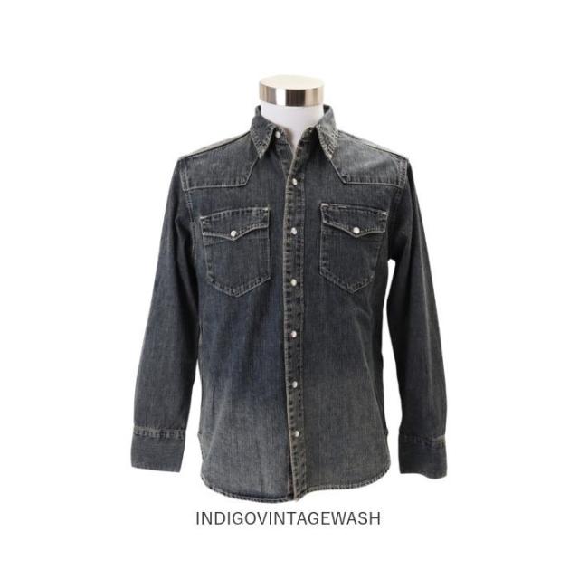 バックヤードファミリー（BACKYARD FAMILY）/HOUSTON USA COTTON DENIM WESTERN SHIRT_17