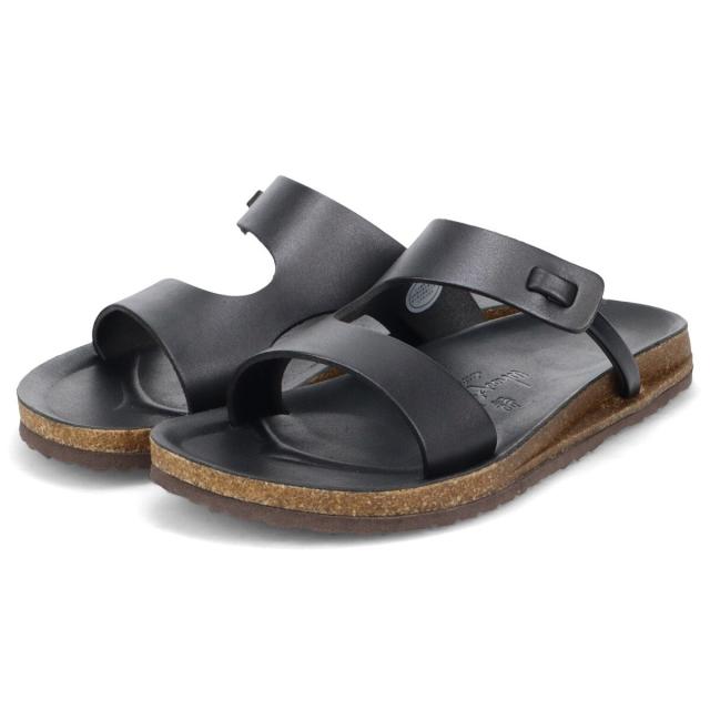 フープ ディ ドゥ（whoop−de−doo）/オープントゥ フットベッド レザー サンダル