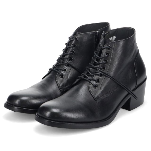 フープ ディ ドゥ（whoop−de−doo）/ハイヒール ラウンドトゥ レースアップブーツ