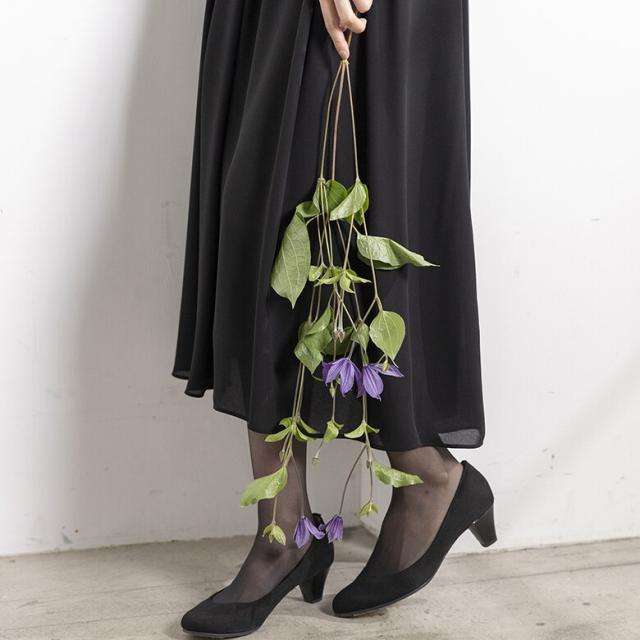 フォルムフォルマ（form forma）/《23cm》《ゼクシィ9月号掲載》ブラックパンプス/慶弔両用 /喪服/学校行事/夏/お受験