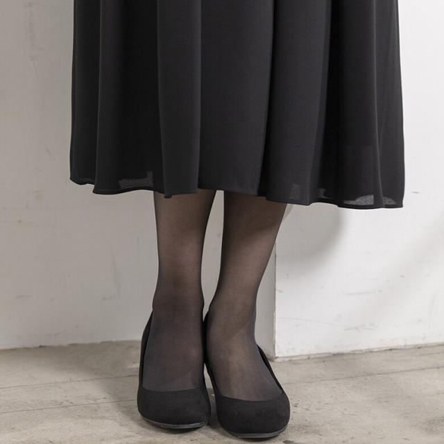 フォルムフォルマ（form forma）/《24．5cm》《ゼクシィ9月号掲載》ブラックパンプス/慶弔両用 /喪服/学校行事/夏/お受験