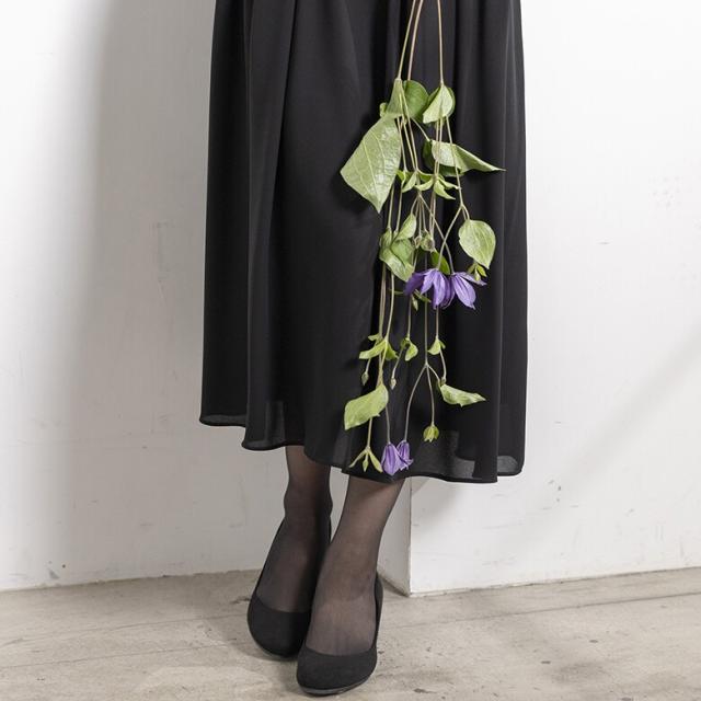 フォルムフォルマ（form forma）/《25cm》《ゼクシィ9月号掲載》ブラックパンプス/慶弔両用 /喪服/学校行事/夏/お受験