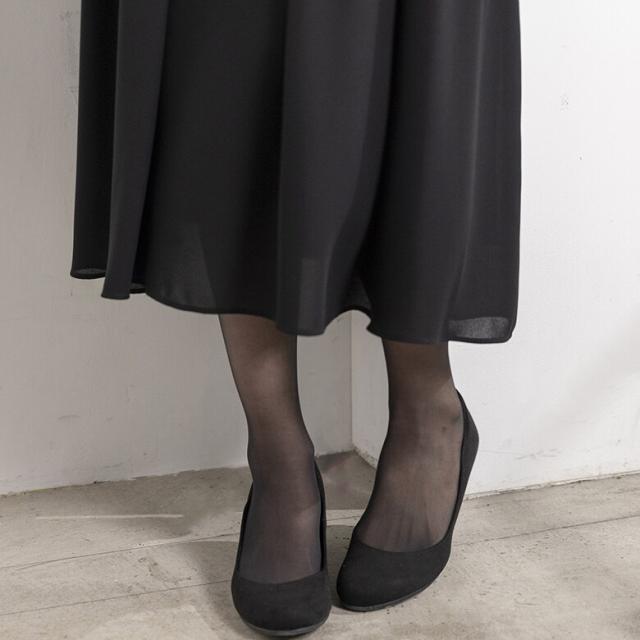 フォルムフォルマ（form forma）/《25cm》《ゼクシィ9月号掲載》ブラックパンプス/慶弔両用 /喪服/学校行事/夏/お受験