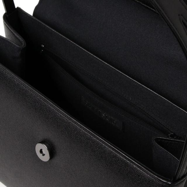 フォルムフォルマ/喪服/礼服/卒業/入学/結婚式/リボン付き牛革バッグ《撥水加工付》