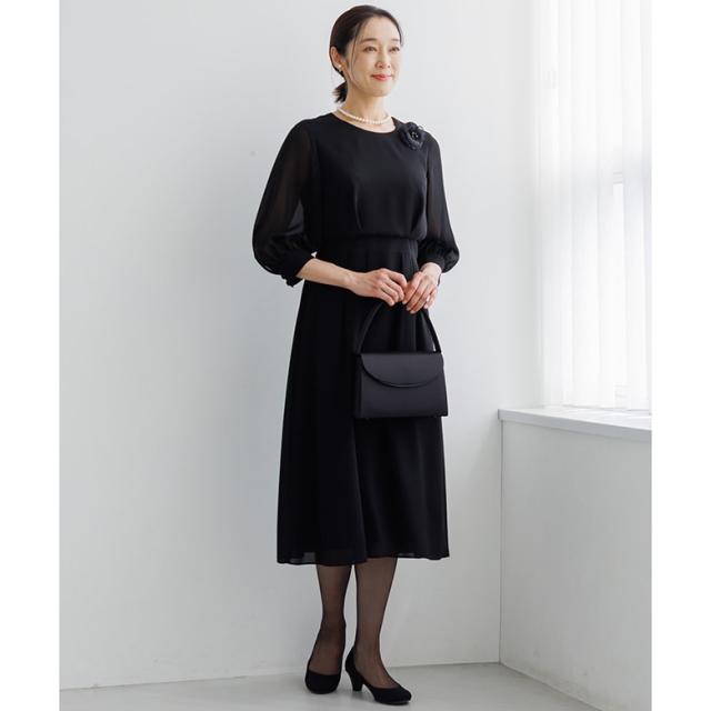 フォルムフォルマ（form forma）/【洗える】【喪服・礼服】シフォンロング丈ワンピース/ブラックフォーマル/七五三/お宮参り/夏_19