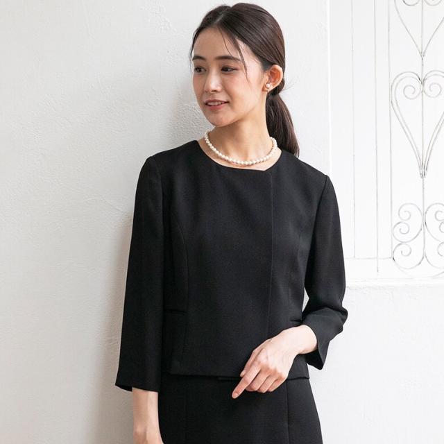 フォルムフォルマ（form forma）/【喪服・礼服】【前開き】ジャケット＆ワンピース/ブラックフォーマル/七五三/オールシーズン_15