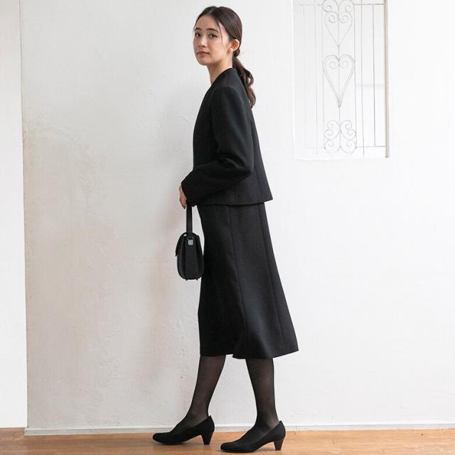 フォルムフォルマ（form forma）/【喪服・礼服】【前開き】ジャケット＆ワンピース/ブラックフォーマル/七五三/オールシーズン_7