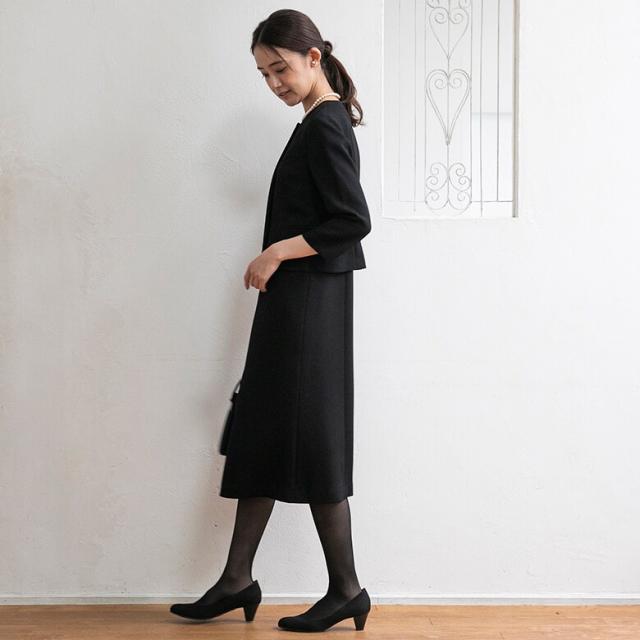 フォルムフォルマ（form forma）/【喪服・礼服】【前開き】ジャケット＆ワンピース/ブラックフォーマル/七五三/オールシーズン_13