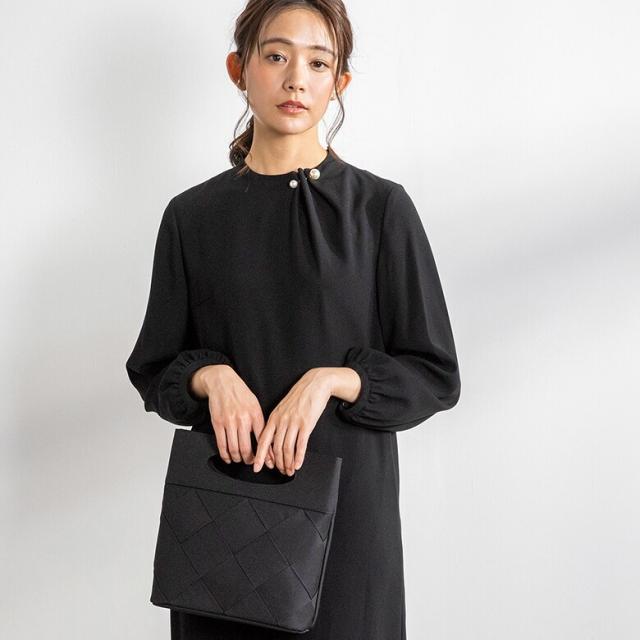 フォルムフォルマ（form forma）/【kaene】【喪服・礼服】パールピン付きワンピース/卒学式・七五三・お宮参り/ブラックフォーマル_12