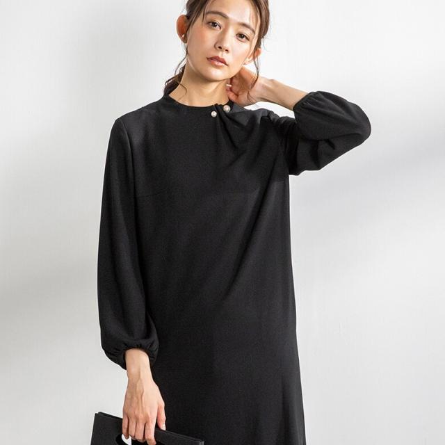 フォルムフォルマ（form forma）/【kaene】【喪服・礼服】パールピン付きワンピース/卒学式・七五三・お宮参り/ブラックフォーマル_13