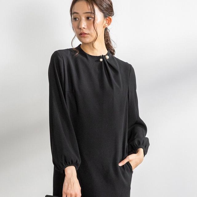 フォルムフォルマ（form forma）/【kaene】【喪服・礼服】パールピン付きワンピース/卒学式・七五三・お宮参り/ブラックフォーマル_15