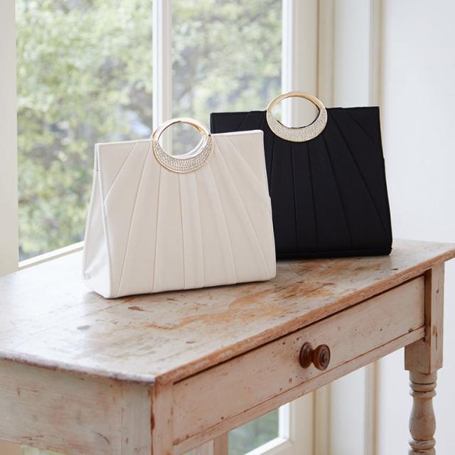 フォルムフォルマ（form forma）/ビジューハンドルパーティーバッグ/結婚式/二次会/パーティーの通販は