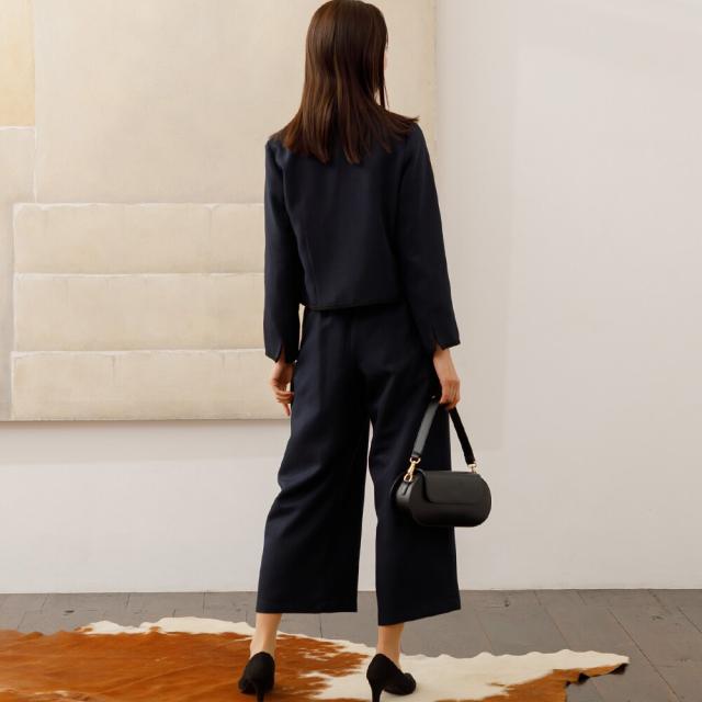 フォルムフォルマ（form forma）/ツイードジャケット＆ワイドパンツ