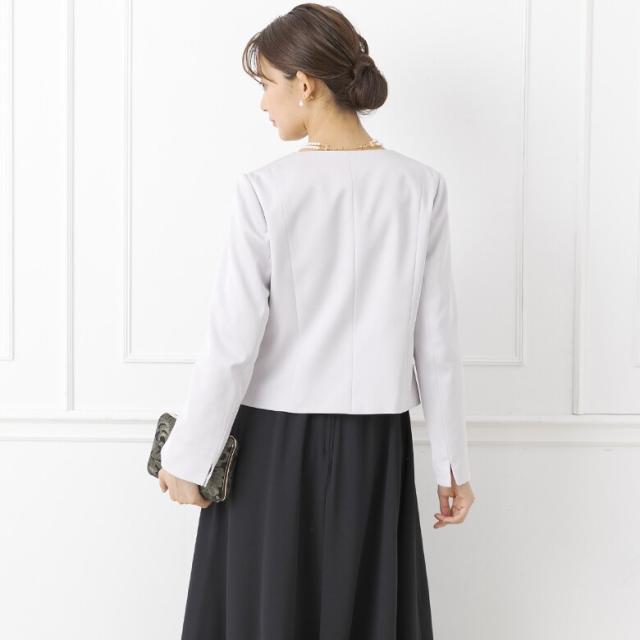 フォルムフォルマ（form forma）/【ジャケット単品】《サテン 生地使用》ジャケット /ボレロ/パーティー/結婚式/ドレス/マザードレス