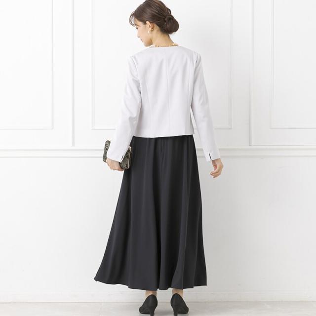 フォルムフォルマ（form forma）/【ジャケット単品】《サテン 生地使用》ジャケット /ボレロ/パーティー/結婚式/ドレス/マザードレス