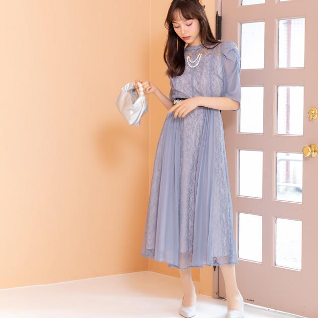 フォルムフォルマ（form forma）/レースプリーツドレス/結婚式
