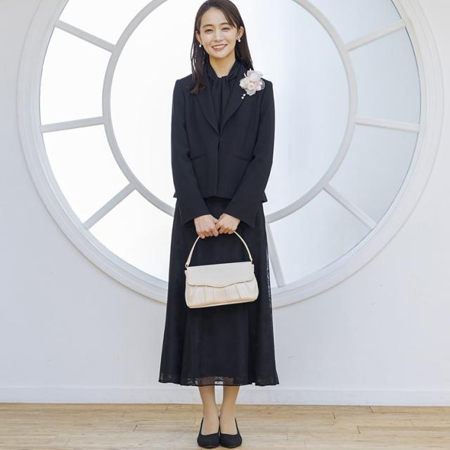 フォルムフォルマ（form forma）/【喪服・礼服】《3点セット》【洗える】/ブラックフォーマル/七五三/卒業式/入学式/オールシーズン