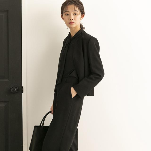 フォルムフォルマ（form forma）/【喪服・礼服】ボウタイブラウス付き　ワイドパンツブラックフォーマル/レディース/卒入学式/七五三_8