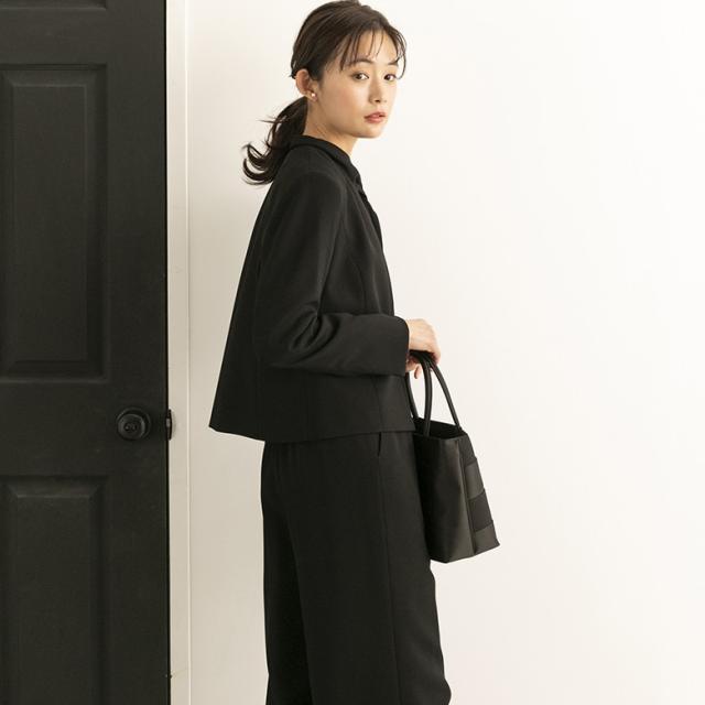 フォルムフォルマ（form forma）/【喪服・礼服】ボウタイブラウス付き　ワイドパンツブラックフォーマル/レディース/卒入学式/七五三_10