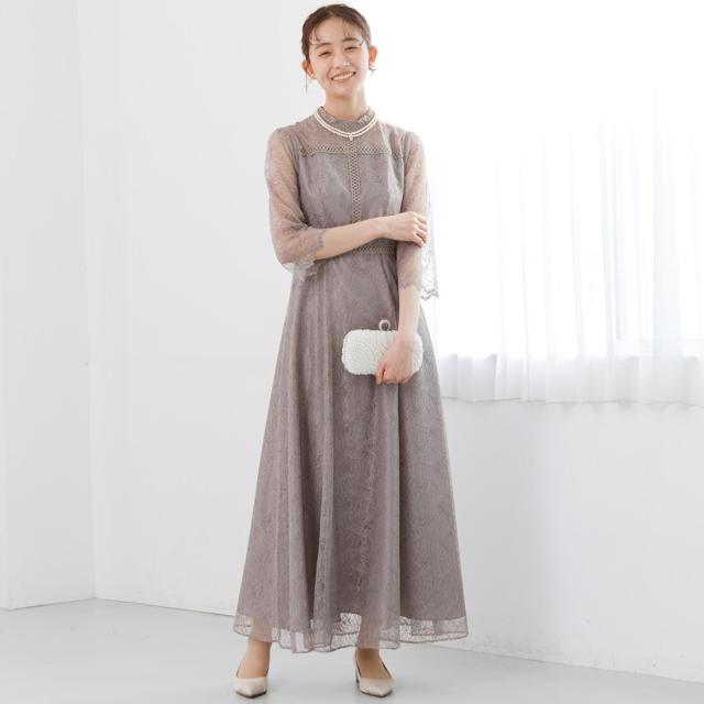 美品フォルムフォルマ マザーズドレス13号 ダークブルー 美品 フォルム