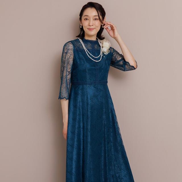 フォルムフォルマ（form forma）/【formforma限定】《マザードレス》 リーフレースロングドレス/結婚式/パーティー/母親/母