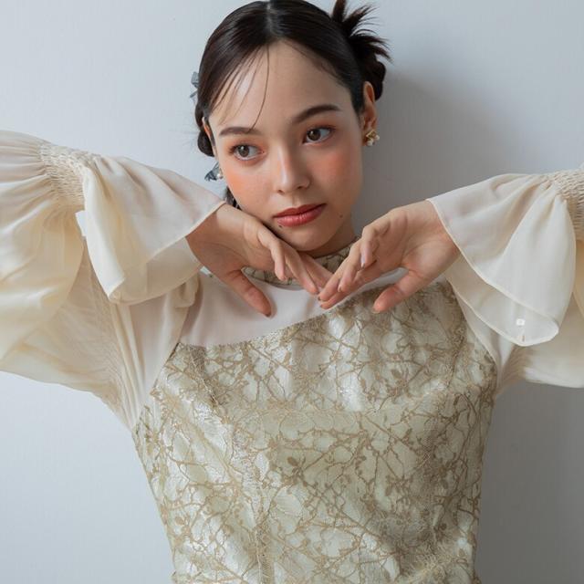 フォルムフォルマ（form forma）/【web別注】【小柄さん向けサイズ有】 バックオープン＆アシンメトリードレス/結婚式/パーティー_3