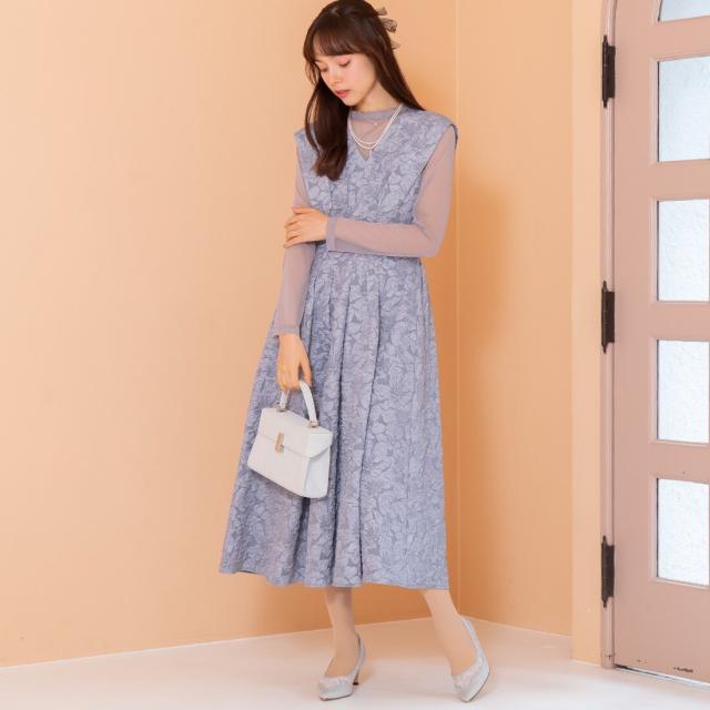 フォルムフォルマ（form forma）/【formformaオリジナル】ジャンバースカート×シアートップス ドレス