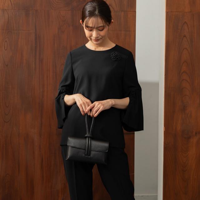 フォルムフォルマ（form forma）/【喪服】【洗える】袖スリットブラウス(単品) /卒業式/入学式/七五三/お宮参り/オールシーズン_4