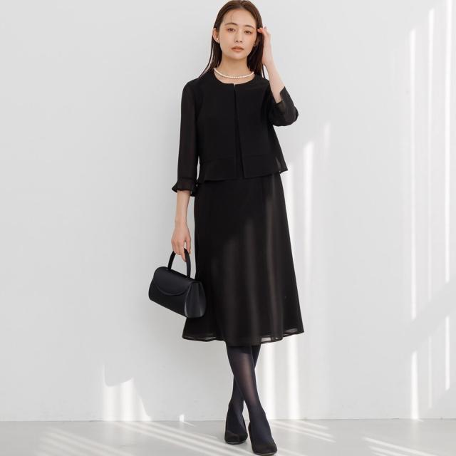 フォルムフォルマ（form forma）/【喪服】【洗える】WEB限定/ワンピース/ブラックフォーマル/夏