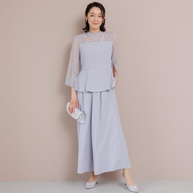 フォルムフォルマ（form forma）/スリットスリーブ ペプラムブラウス×ワイドパンツ /セットアップ/結婚式/パーティー_3