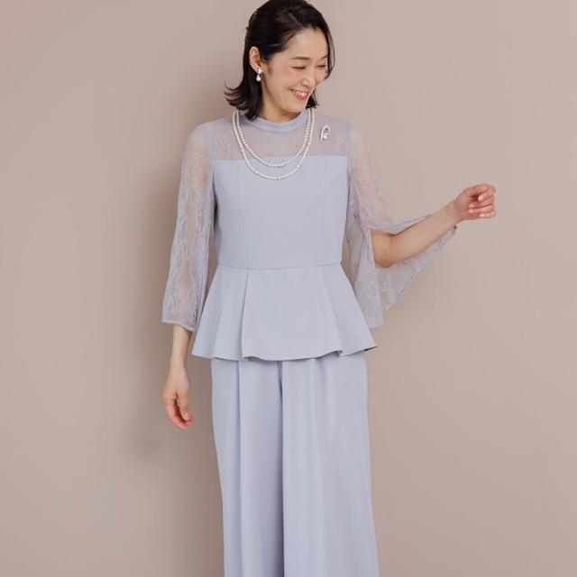 フォルムフォルマ（form forma）/スリットスリーブ ペプラムブラウス×ワイドパンツ /セットアップ/結婚式/パーティー_4