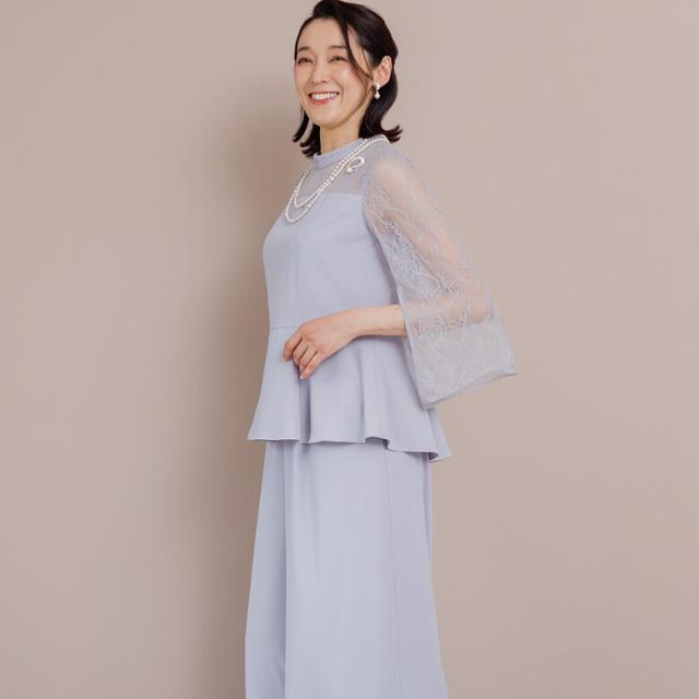 フォルムフォルマ（form forma）/スリットスリーブ ペプラムブラウス×ワイドパンツ /セットアップ/結婚式/パーティー_5