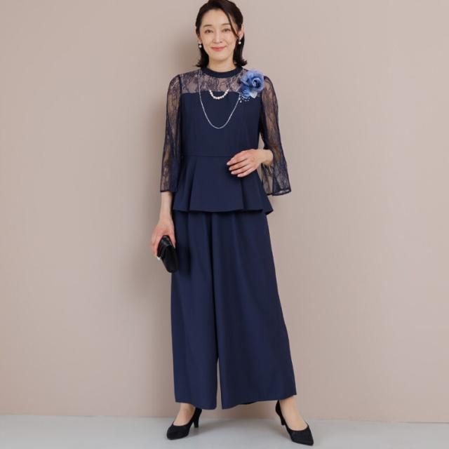 フォルムフォルマ（form forma）/スリットスリーブ ペプラムブラウス×ワイドパンツ /セットアップ/結婚式/パーティー_14