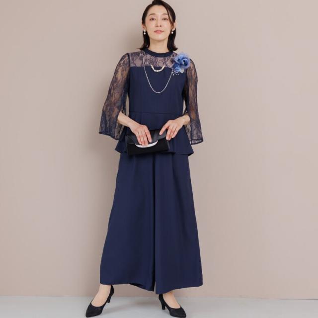 フォルムフォルマ（form forma）/スリットスリーブ ペプラムブラウス×ワイドパンツ /セットアップ/結婚式/パーティー_15