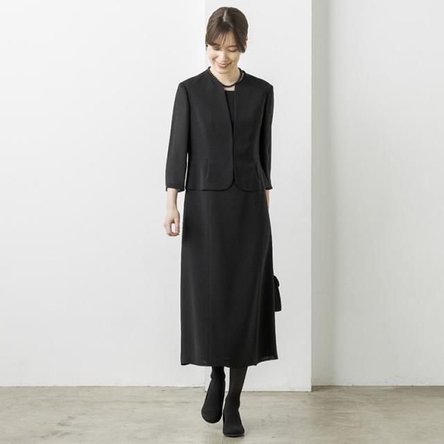 フォルムフォルマ（form forma）/【喪服・礼服】紗/ブラックフォーマルワンピース/ブラックフォーマル/夏