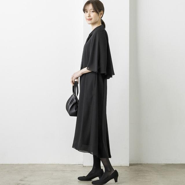フォルムフォルマ（form forma）/【喪服】【洗える】ブラックワンピース/礼服/卒業式/入学式/七五三_1