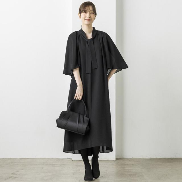 フォルムフォルマ（form forma）/【喪服】【洗える】ブラックワンピース/礼服/卒業式/入学式/七五三_4