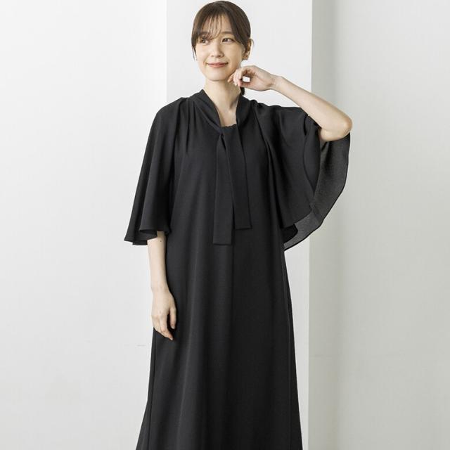 フォルムフォルマ（form forma）/【喪服】【洗える】ブラックワンピース/礼服/卒業式/入学式/七五三_5