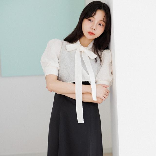 フォルムフォルマ（form forma）/【愛甲ひかりさん×form forma】シアージャガードボレロ×サテンキャミドレス