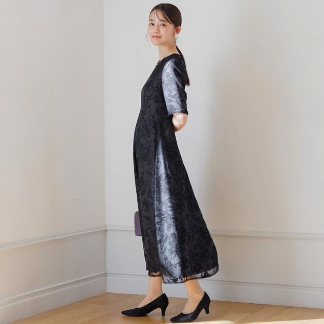 フォルムフォルマ（form forma）/サテンオパールドレス/結婚式/パーティー/お呼ばれ_4