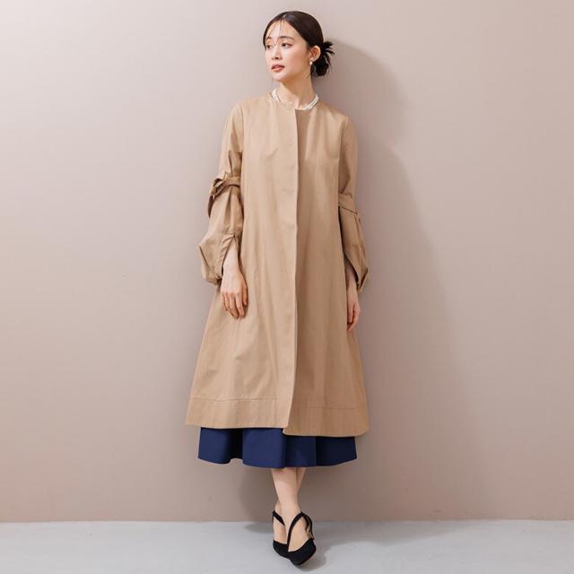 フォルムフォルマ（form forma）/【troisieme chaco】ノーカラーコート/結婚式/パーティー/お呼ばれ_5