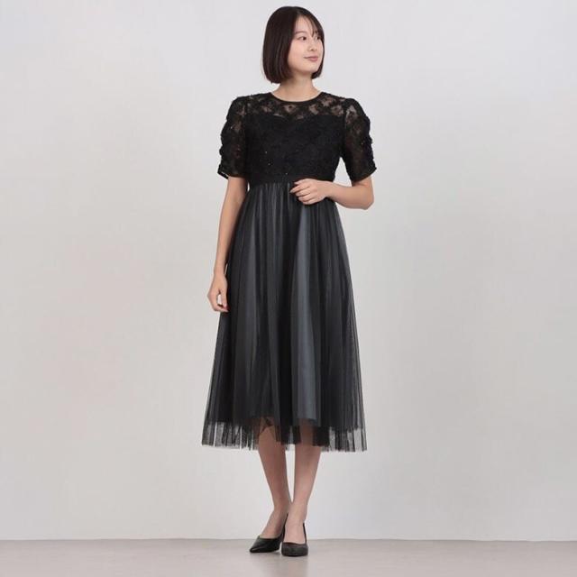 フォルムフォルマ（form forma）/キラキラレース×チュールドレス/結婚式/パーティー/お呼ばれ