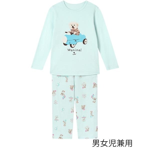 ワコールキッズ（Wacoal　KIDS）/Ｗａｎｉｎａｌ　キッズ男女児兼用パジャマ　上下セット（ＣＴＲ１９１