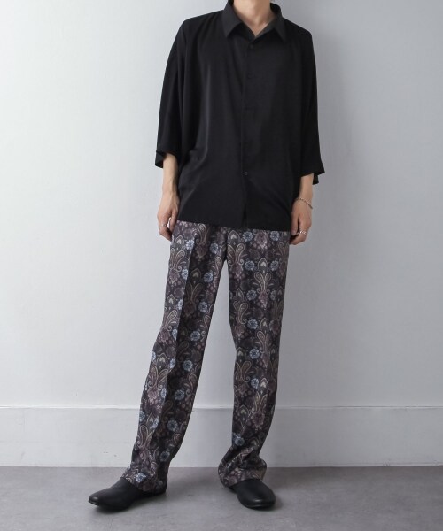 ◎ おらりん◎  アドミラル2024FW   シャツLLサイズ　新品未使用 ニルウェイ/ケアフリートロミオーバーサイズドルマンレギュラー