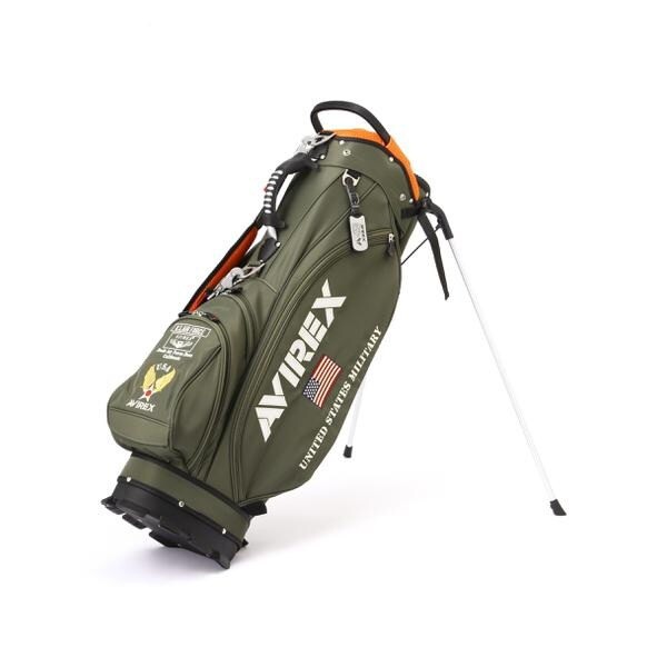 アヴィレックス（AVIREX）/《AVIREX GOLF／アヴィレックスゴルフ》セルフスタンド付きキャディバッグ  の通販は 53,900円